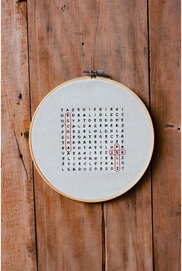 Bastidor Bordado Caca Palavras Mimo Galeria -2-